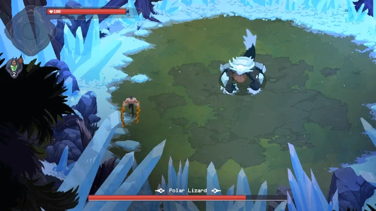 mastering-the-polar-lizard-boss-fight-in-the-mageseeker-image-1